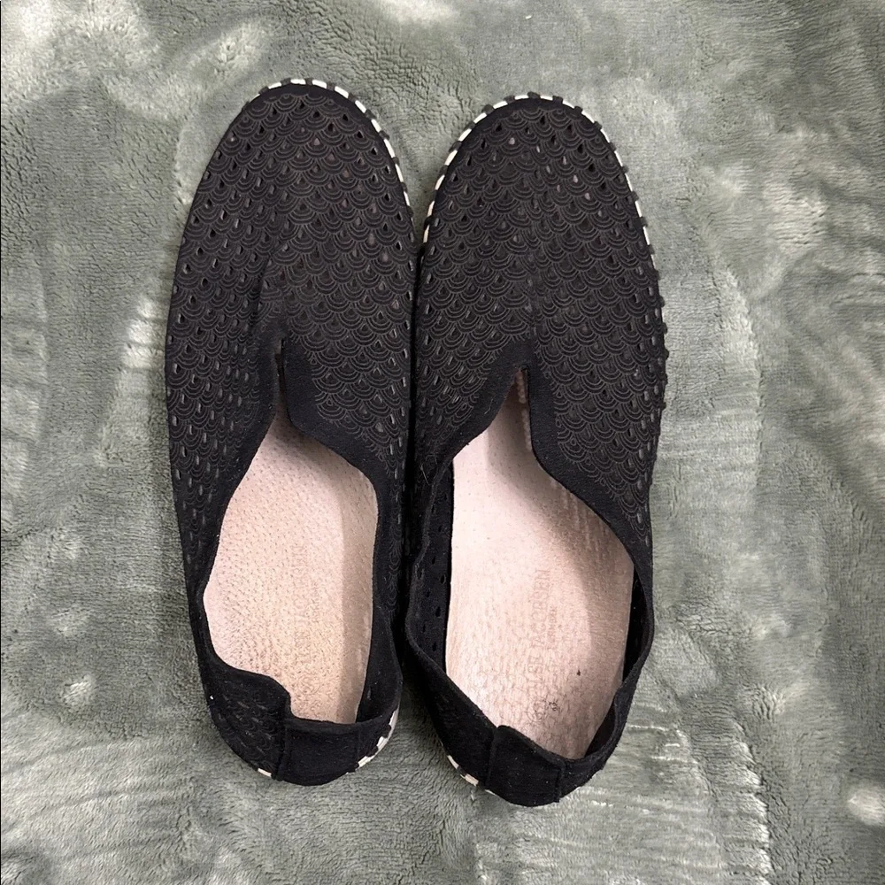 Ilse Jacobsen Black Espadrille Slip-Ons